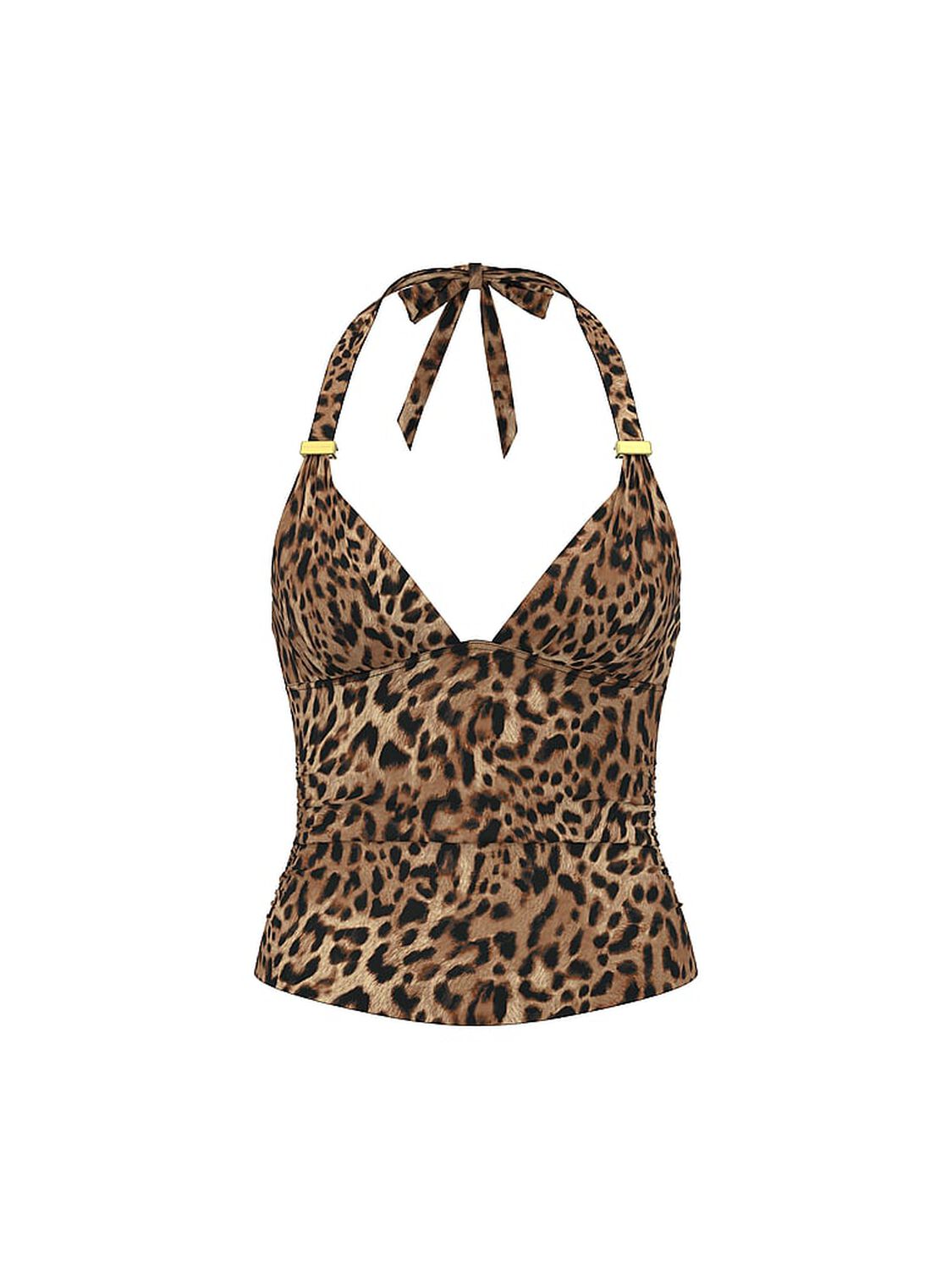 vs Victoria's Secret Swim Ultimate Smoothing Harlow Push-Up Tankini Top Leopard 3 of 3 