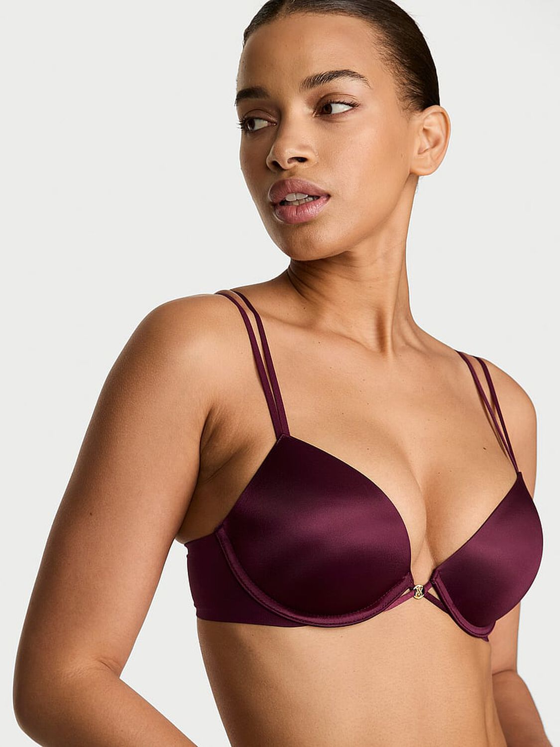 vs Very Sexy Smooth Push-Up Bra Rich Maroon 1 of 2 