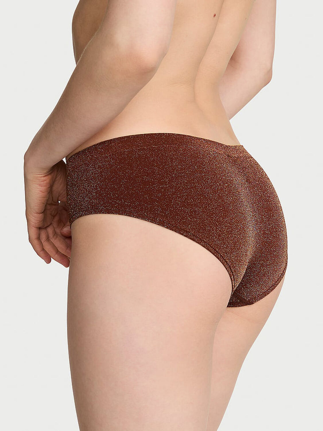 vs Seamless Seamless Shimmer Hiphugger Panty Cherry Wood 2 of 3 