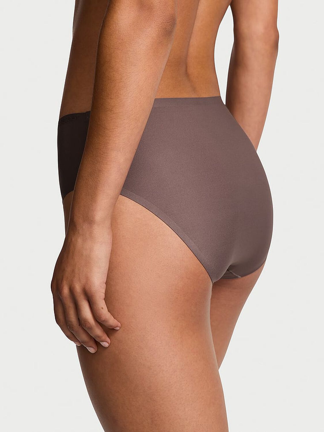 vs Body By Victoria Body by Victoria Flex Mid-Rise Bikini Panty Cloudy Grey 1 of 3 