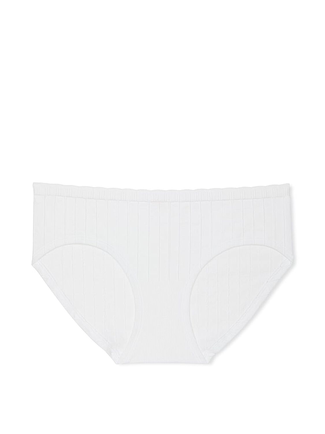 vs Victoria's Secret Stretch Cotton Rib Hiphugger Panty Vs White 3 of 3 