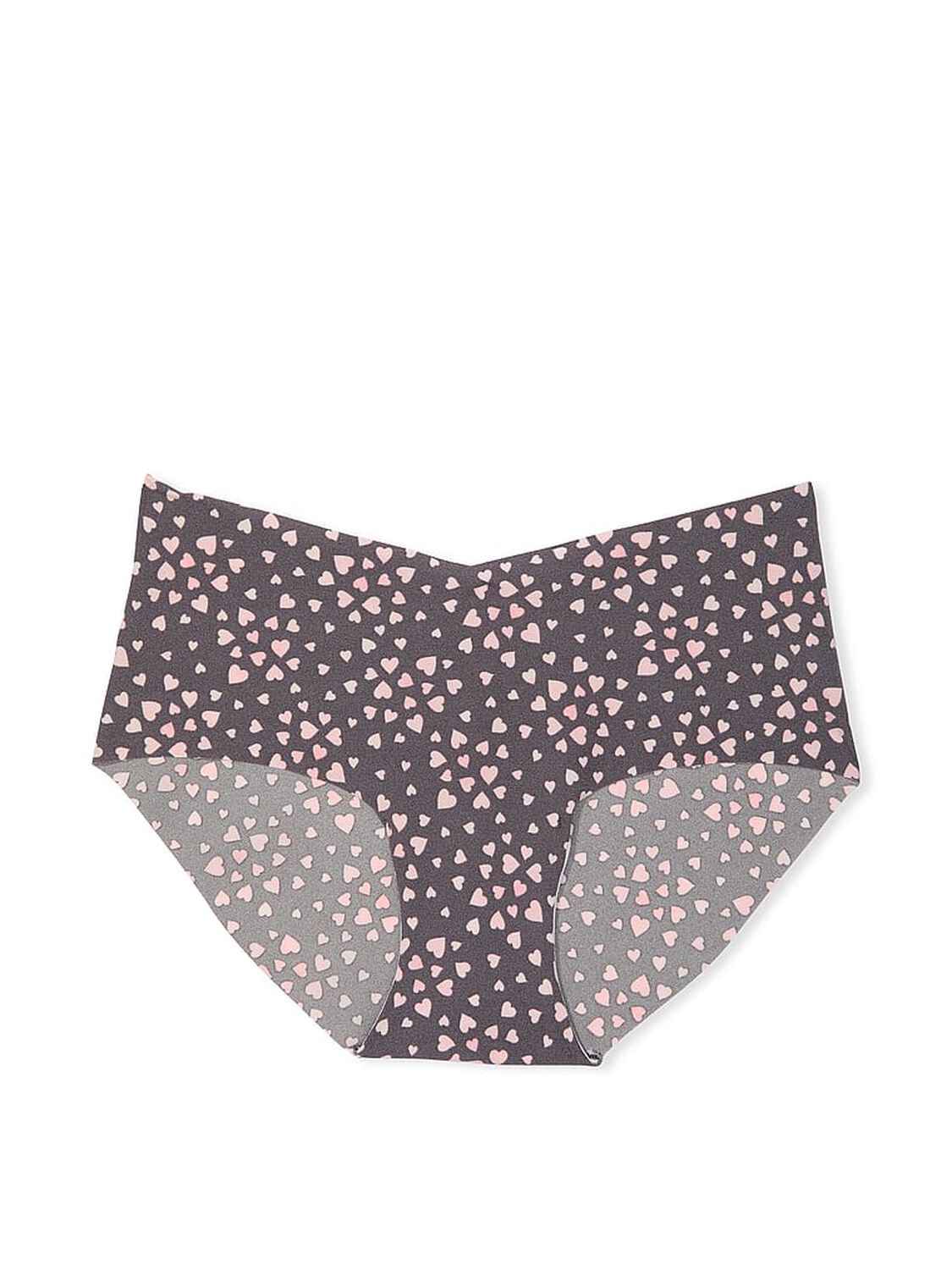 vs No-Show No-Show Hiphugger Panty Tornado Grey Hearts 3 of 3 