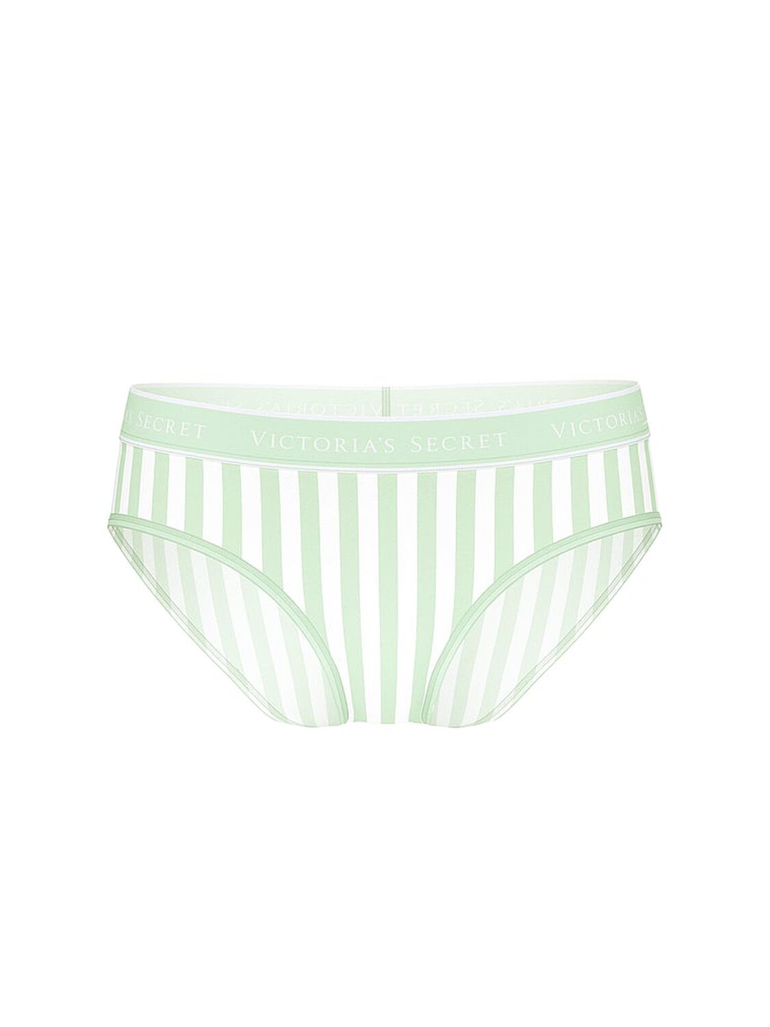 vs Cotton Logo Cotton Hiphugger Panty Sweet Mint Stripes 3 of 3 