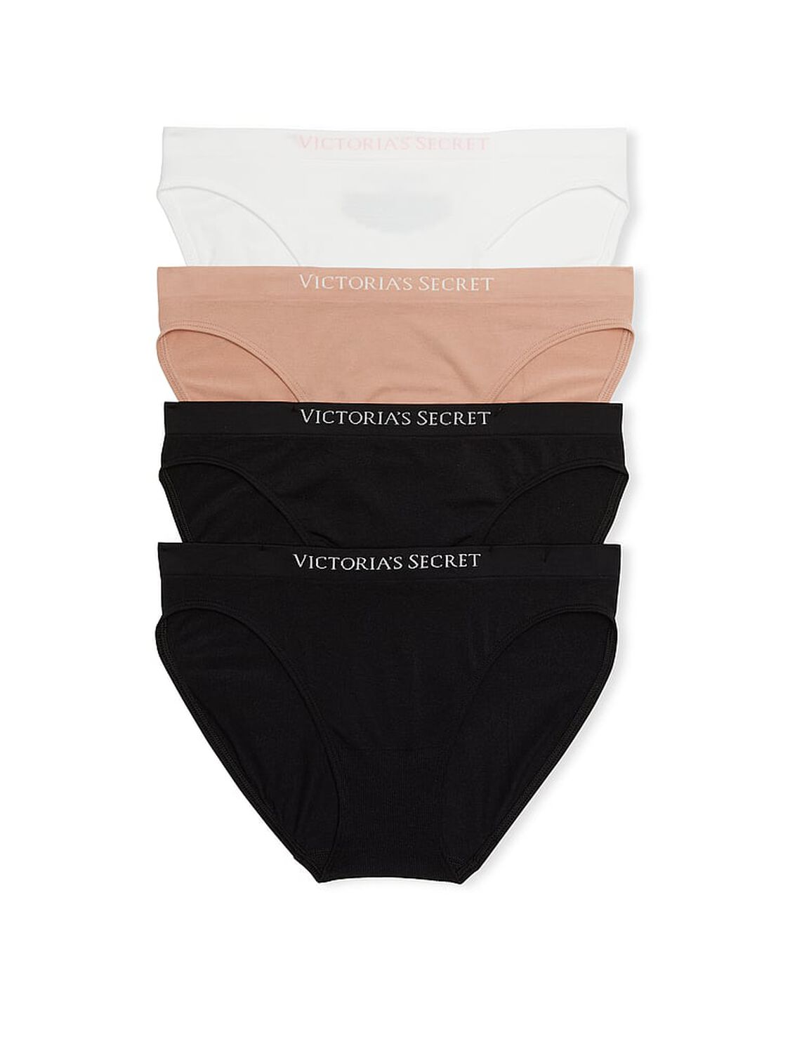 vs Victoria's Secret 4-Pack Seamless Bikini Panties 1 of 4 