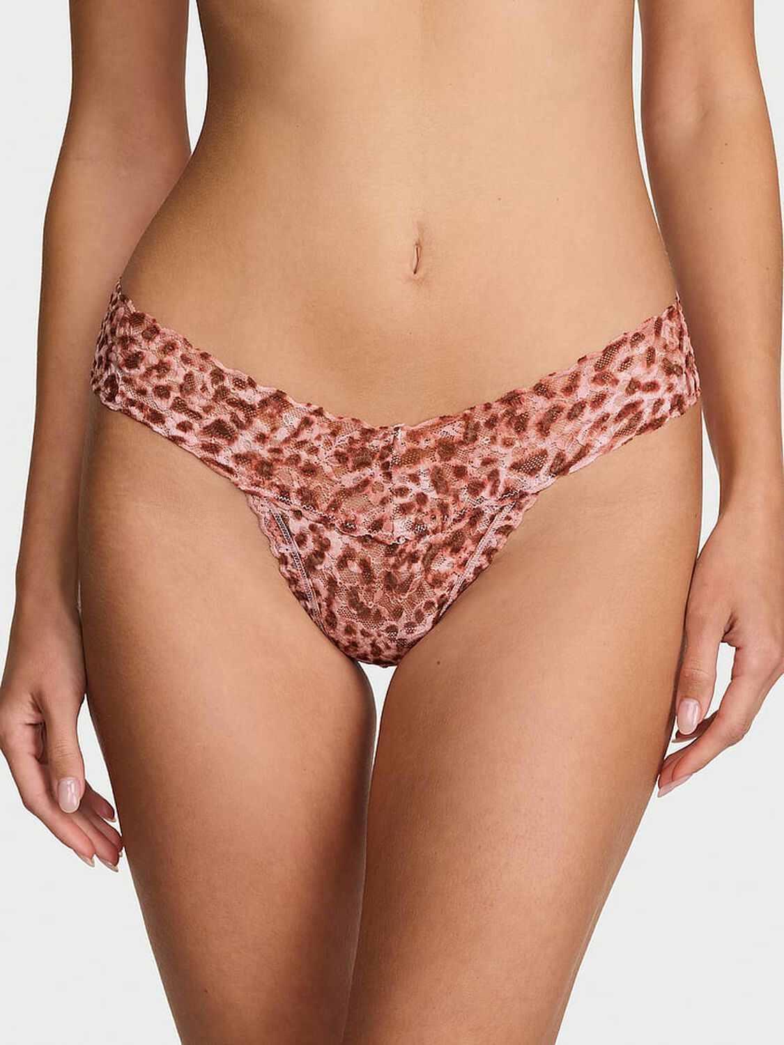 vs The Lacie Lace Thong Panty Angel Pink Leopard 1 of 3 