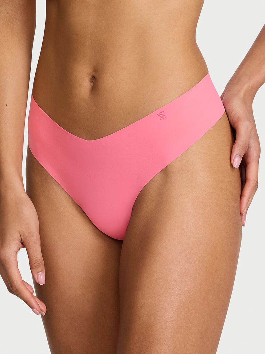 vs No-Show No-Show Thong Panty Rose Light 1 of 3 