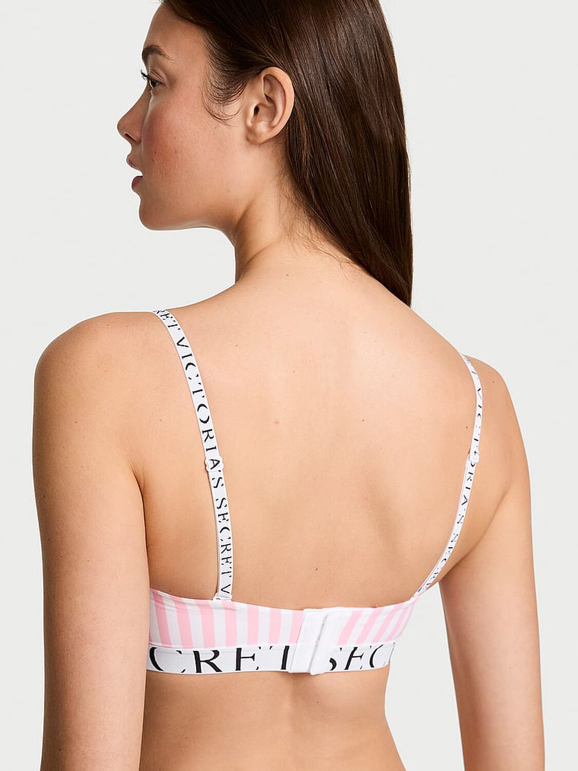 vs The T-Shirt The CoolBra&trade; Lightly Lined Balconette Strapless Bra Iconic Stripe 2 of 2 