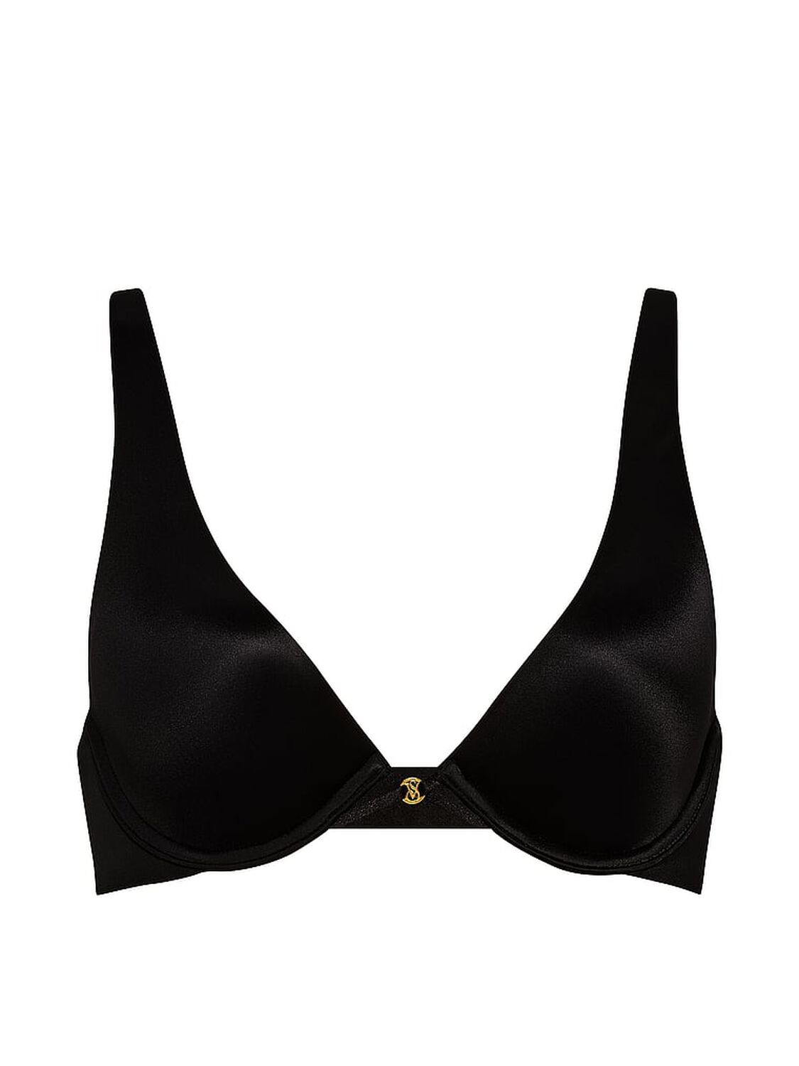 vs Very Sexy Smooth Lightly Lined Plunge Bra Black 3 of 3 