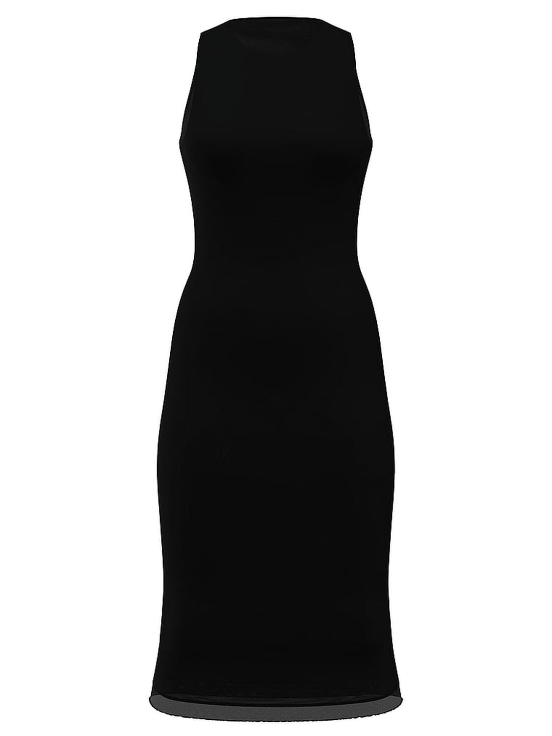 vs Victoria's Secret Swim Beachwear Mesh Diamant� Midi Dress Pure Black 3 of 3 