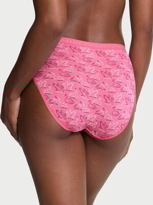 Stretch Cotton High-Leg Brief Panty