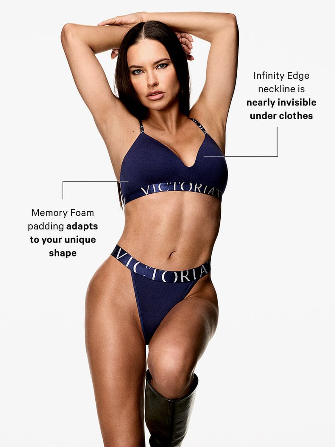 vs The T-Shirt Smooth Lightly Lined Wireless Bra Vs White 4 of 4 