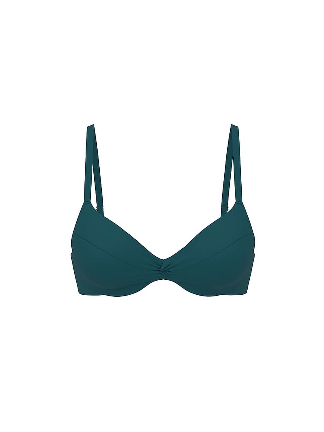 vs Victoria's Secret Swim Essential Twist Push-Up Bikini Top Parrot Blue 3 of 3 