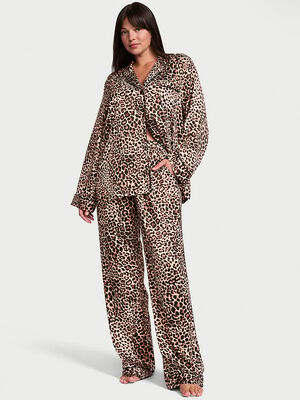 Signature Satin Long Pajama Set
