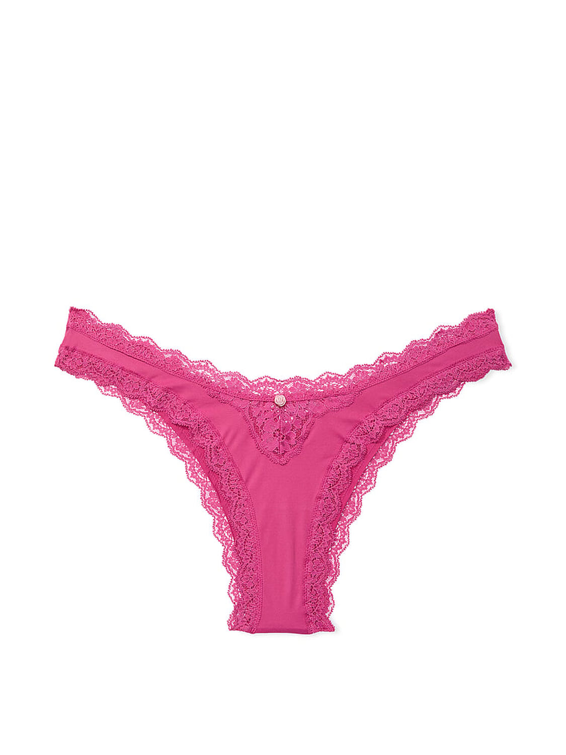 vs Dream Angels Lace-Trim Brazilian Panty Luscious Rose 3 of 3 