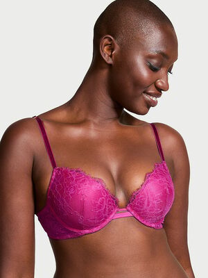 Rose Lace Push-Up Bra