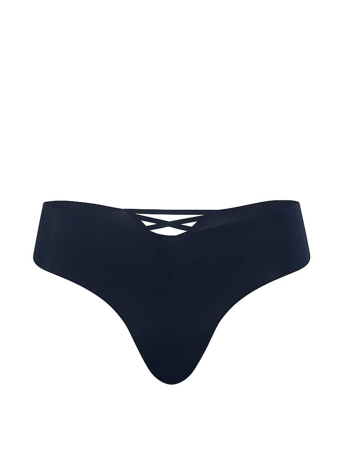 vs No-Show No Show Strappy Thong Panty Noir Navy 3 of 3 