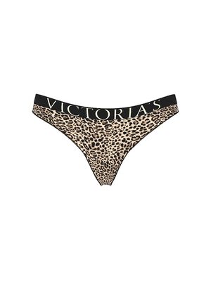 Exploded Logo Cotton Thong Panty