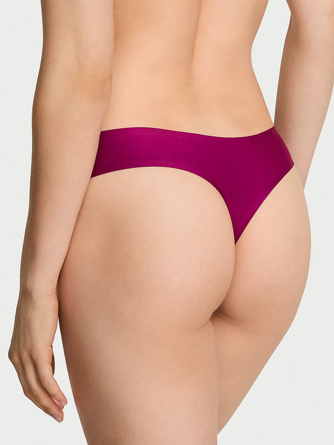 vs Body By Victoria Body by Victoria Flex Mid-Rise Thong Panty Fresh Jam 2 of 4 