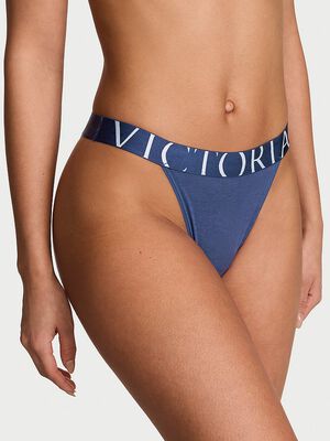 Exploded Logo Cotton 90s Brief Panty