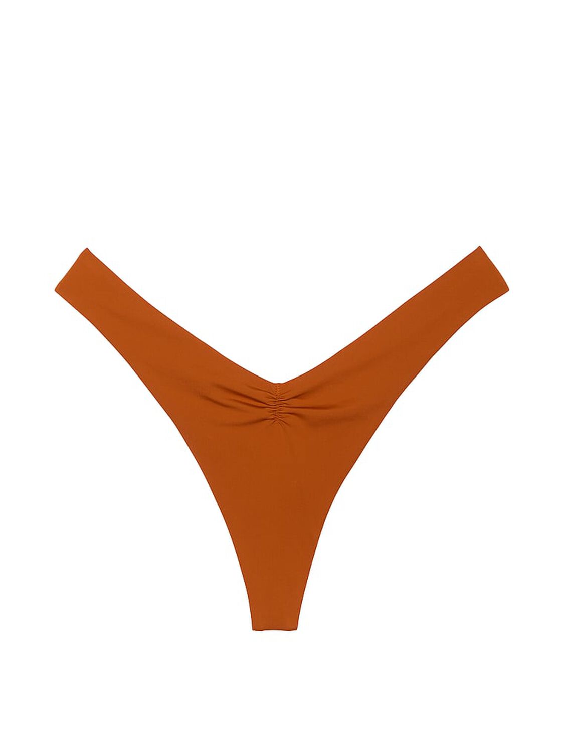 vs Victoria's Secret Swim Essential Cinched Thong Bikini Bottom Apple Cinnamon 1 of 1 