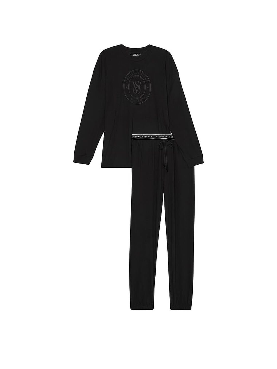 vs Victoria's Secret 100% Cotton Long Pajama Set 3 of 4 