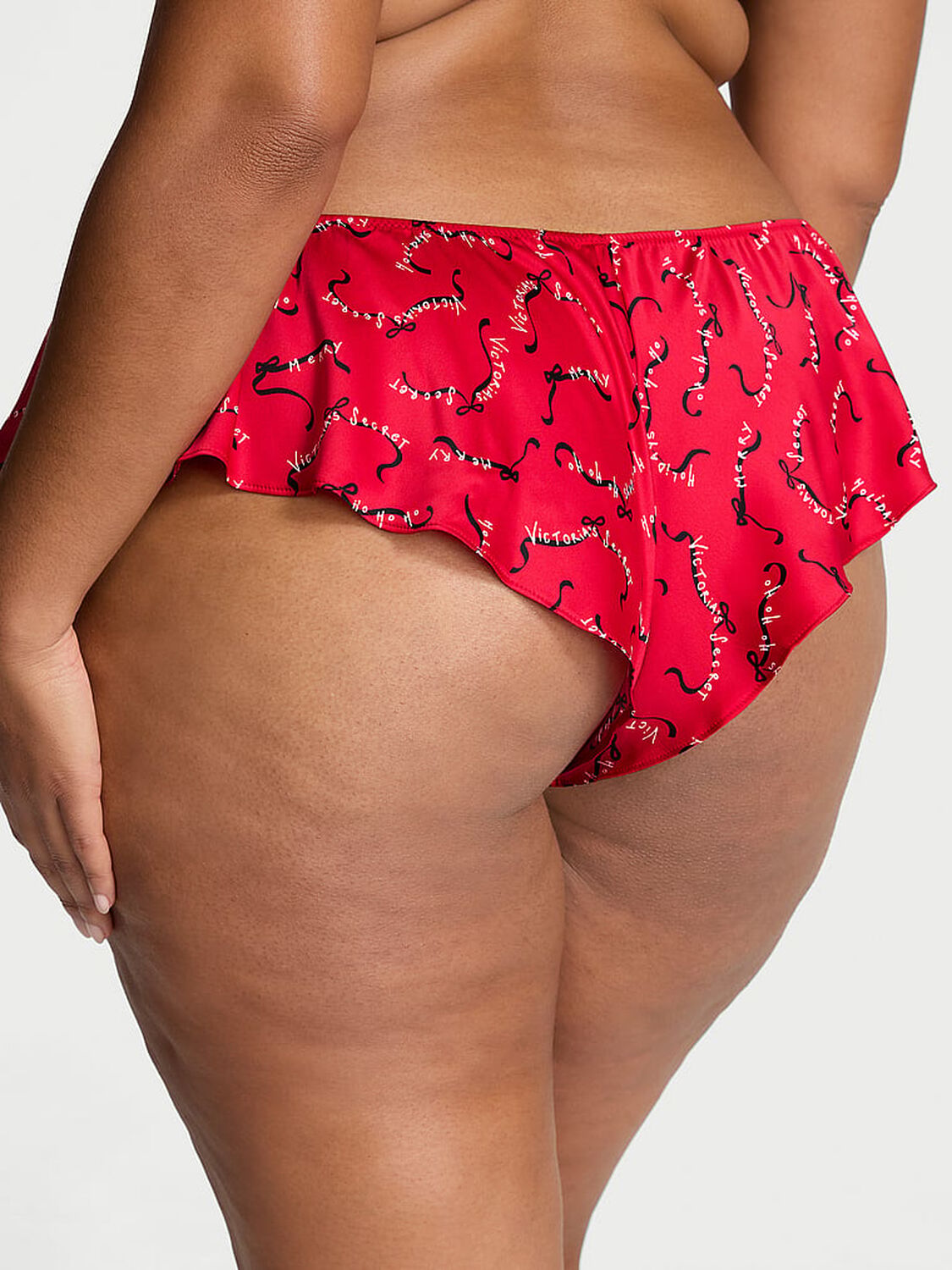 vs Very Sexy Satin Flutter Cheeky Panty Lipstick 2 of 3 