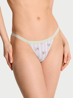 Stretch Cotton V-String Panty