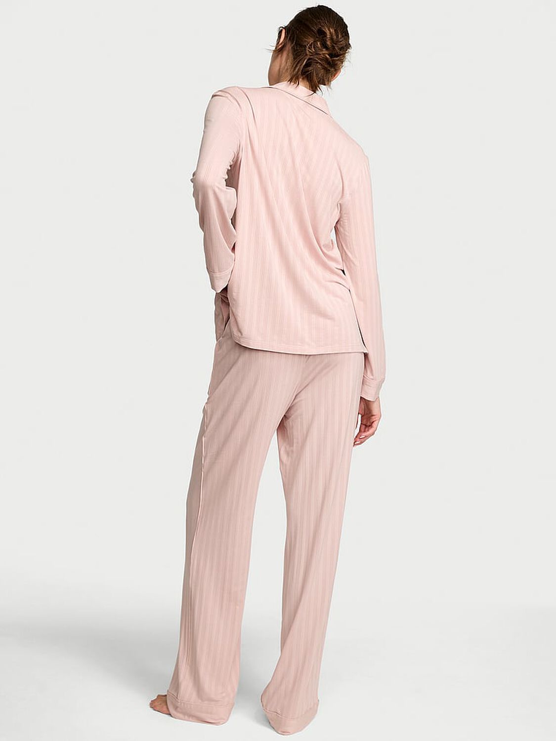 vs Victoria's Secret Ultra-Fine Modal Long Pajama Set Bare All 3 of 3 