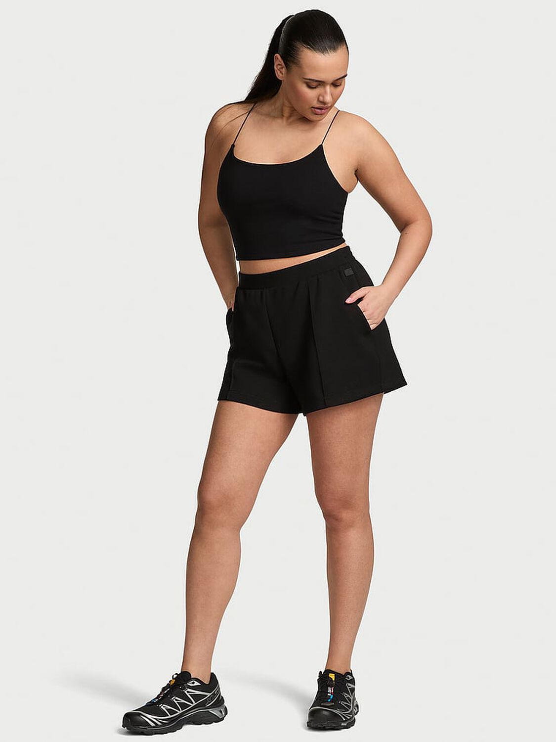 vs Vsx VSX Featherweight Knit Short Pure Black 1 of 3 