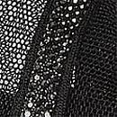 Sheer Shine Unlined Low-Cut Demi Bra, Black, swatch