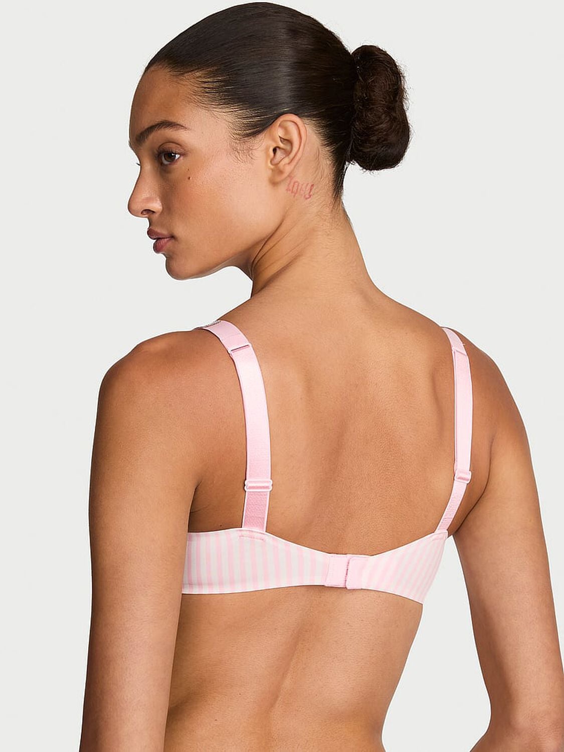 vs Very Sexy Logo Shine Strap Push-Up Bra Glam Icon Stripe 2 of 3 