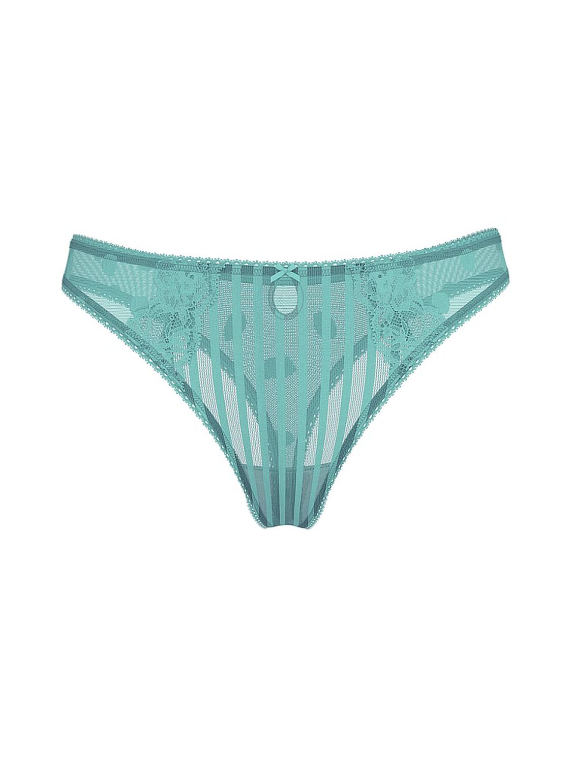vs The Lacie Lacie Sheer Heritage Thong Panty Dusty Turquoise 3 of 3 