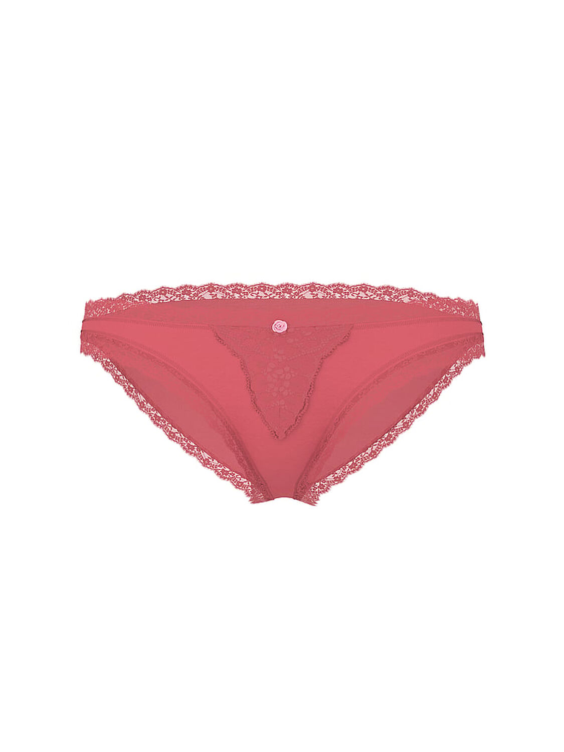 vs Dream Angels Lace-Trim Bikini Panty Seductive Rose 2 of 2 