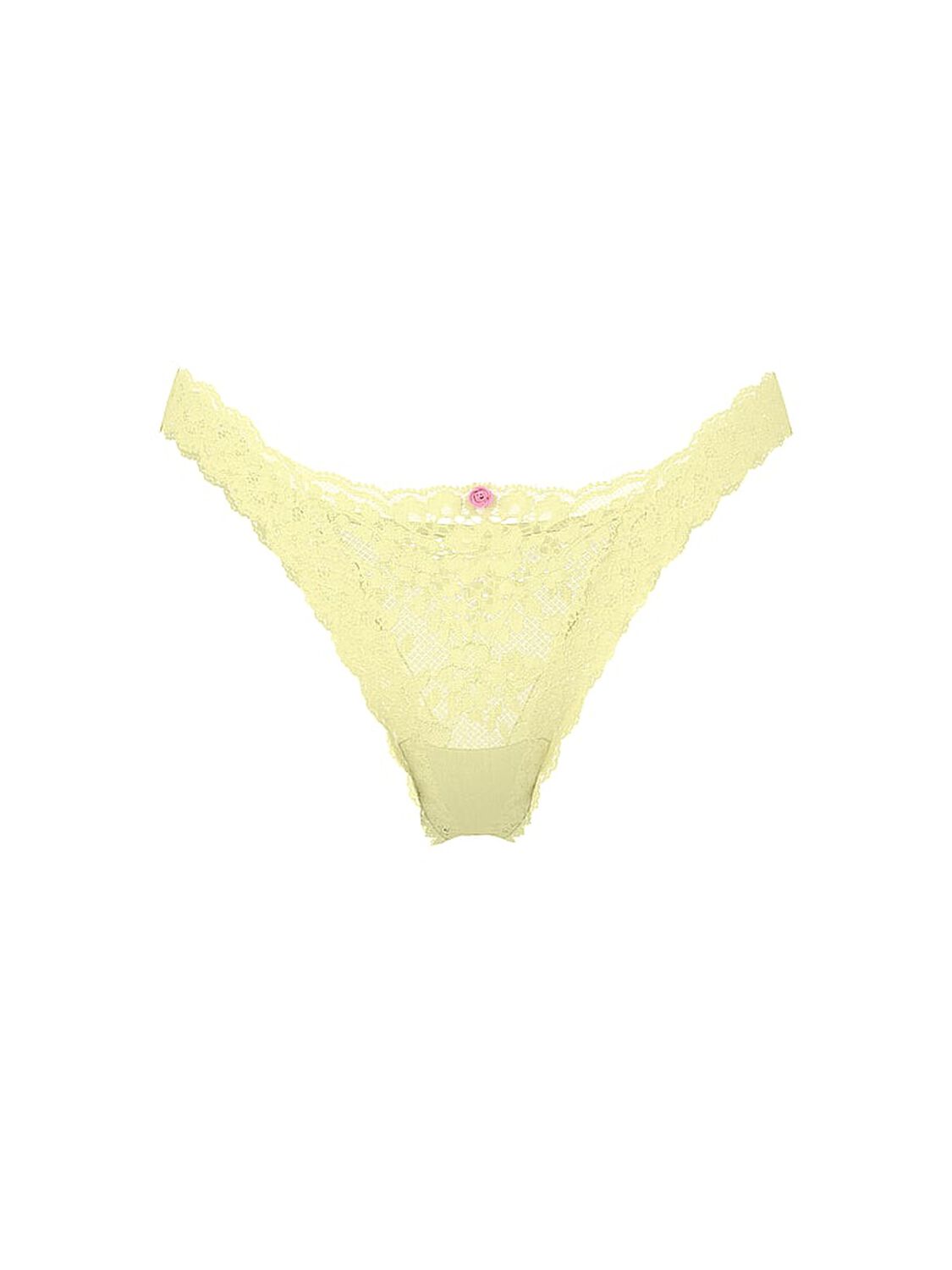 vs Dream Angels Lace Brazilian Panty Lemonade 3 of 4 