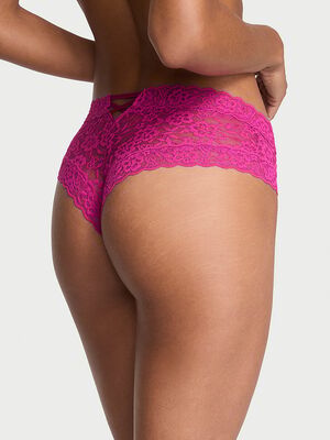 Lace Strappy-Back Cheeky Panty