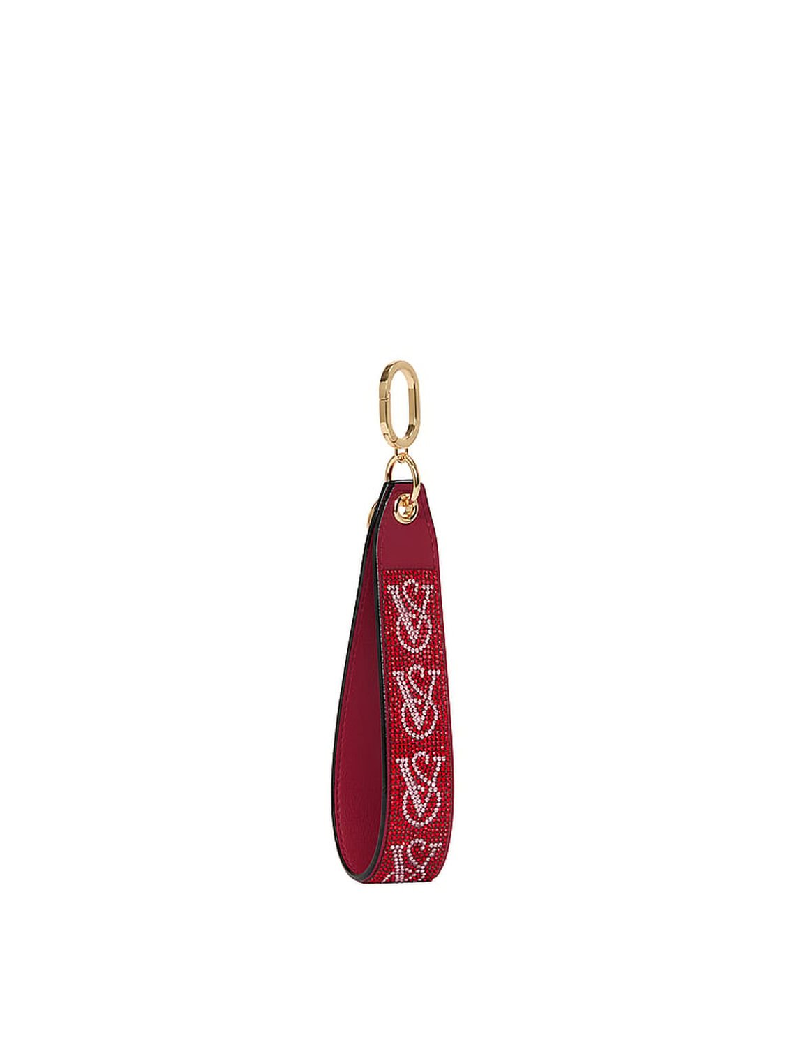 vs Victoria's Secret Wristlet Strap Keychain Red Lacquer 1 of 2 