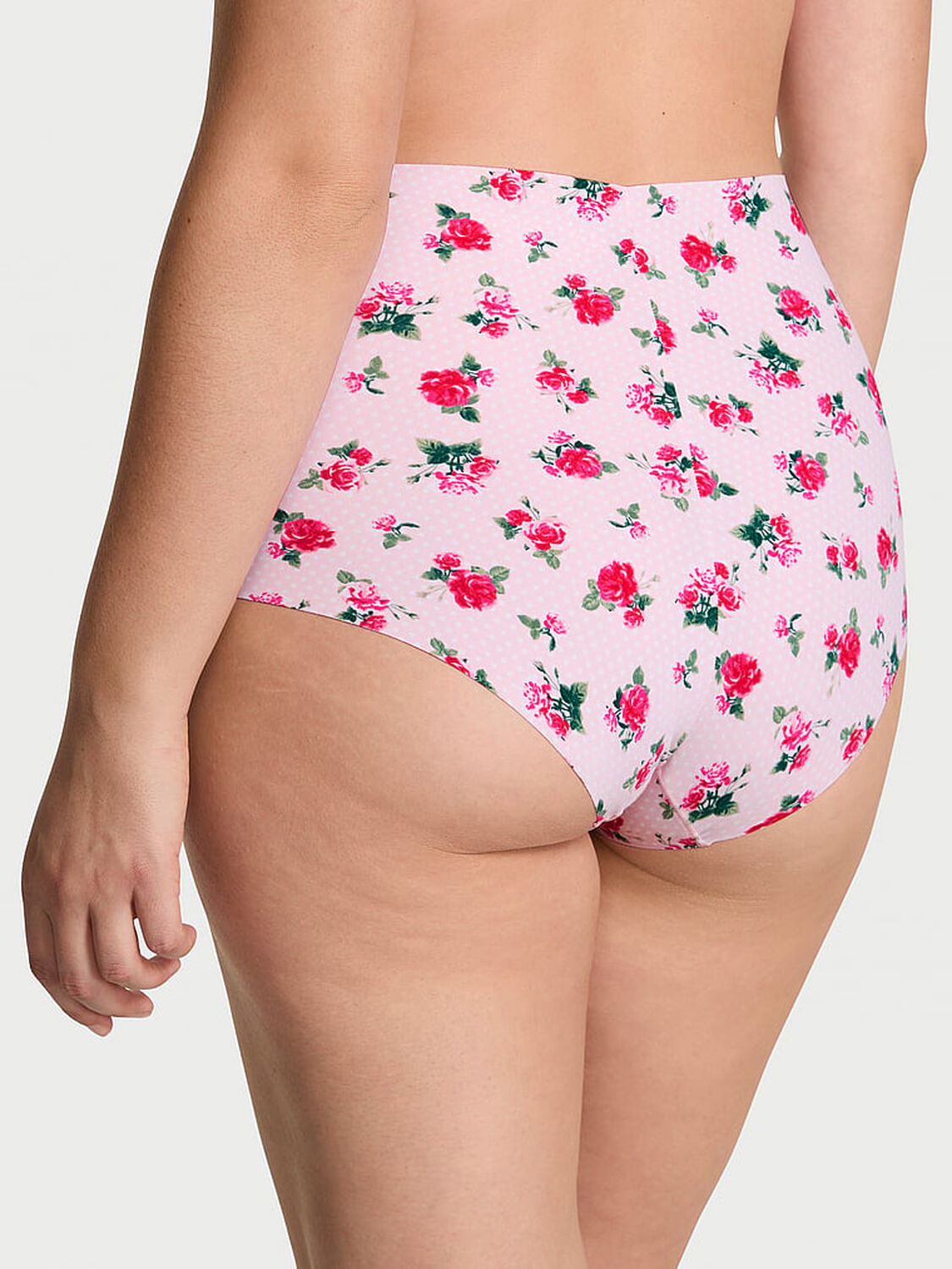 vs No-Show No-Show Modern Brief Panty Angel Pink Floral 2 of 2 