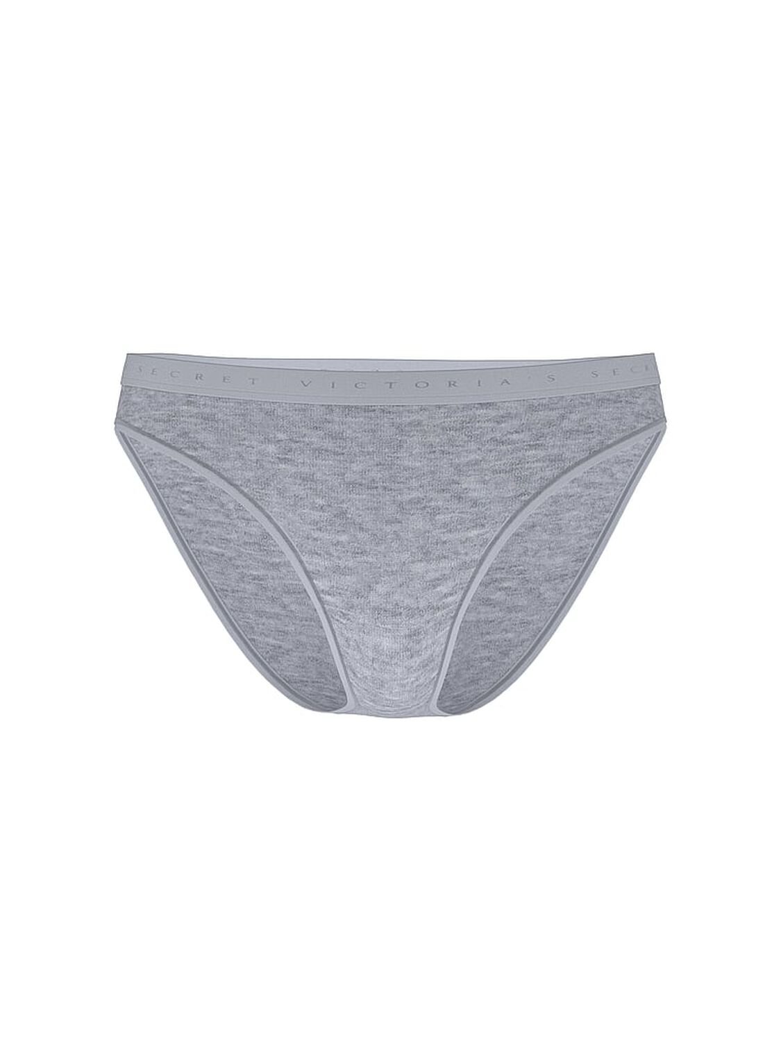 vs Victoria's Secret Stretch Cotton Bikini Panty Heather Grey Cat 3 of 3 