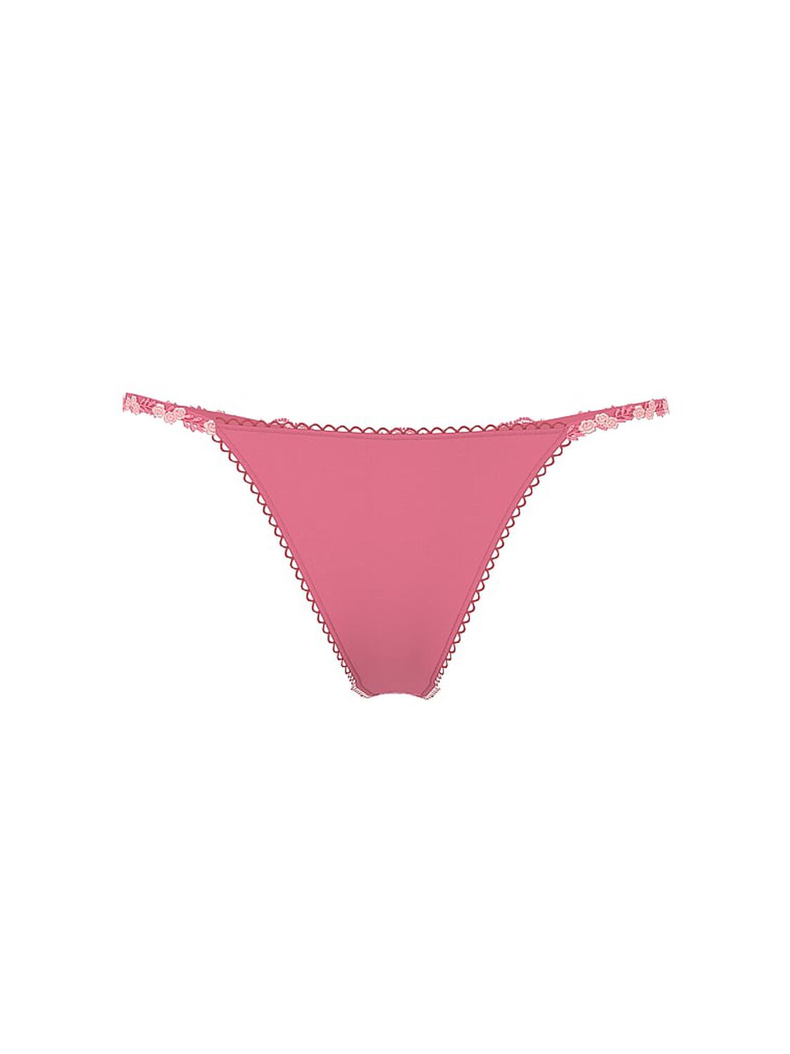 vs Dream Angels Sweet Melody Straps Lace Thong Panty Rsvp Pink 3 of 3 