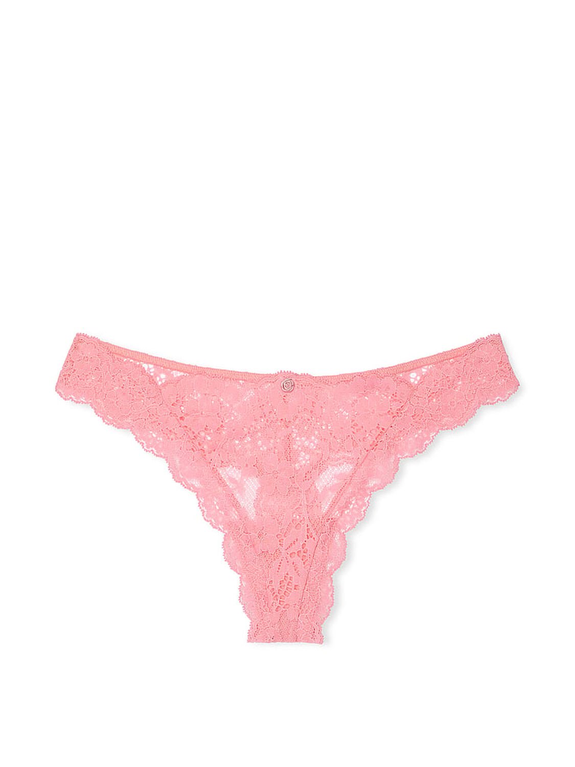 vs Dream Angels Lace Thong Panty Pink Hope 1 of 3 