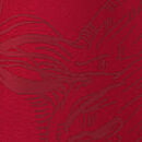 Glazed Satin Long Pajama Set, Red Lacquer, swatch