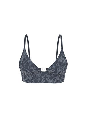 Equestrian Glam Lightly Lined Longline Triangle Bra