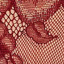 Sunset Ombre Shine Strap Rose Lace Panty, Sangria Red, swatch