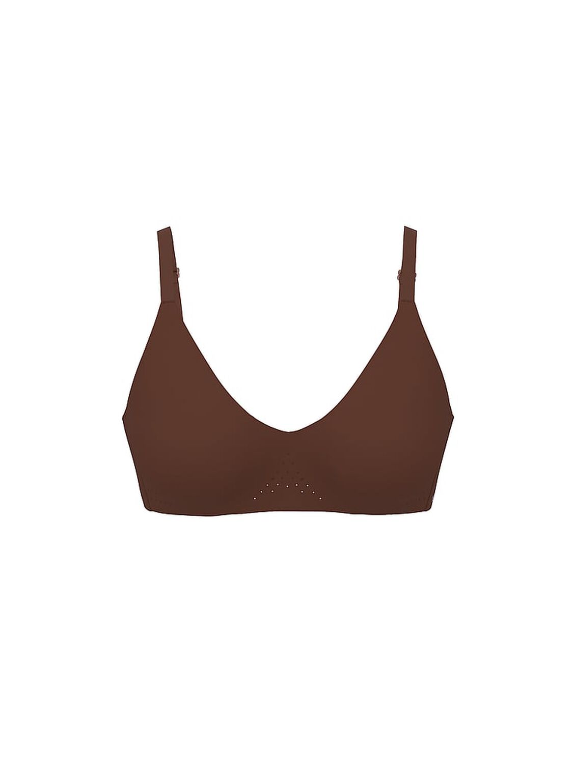 vs Vsx VSX Featherweight&trade; Medium V-Neck Sports Bra Ganache 3 of 3 