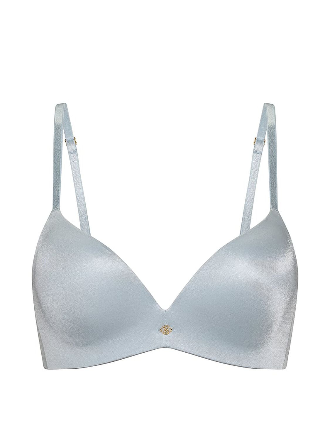 vs Very Sexy So Obsessed Smooth Wireless Push-Up Bra Linen Blue 3 of 3 