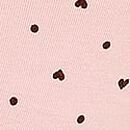 Stretch Cotton V-String Panty, Angel Pink Heart Dots, swatch
