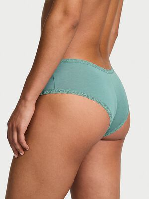 Cotton Lace-Waist Cheeky Panty