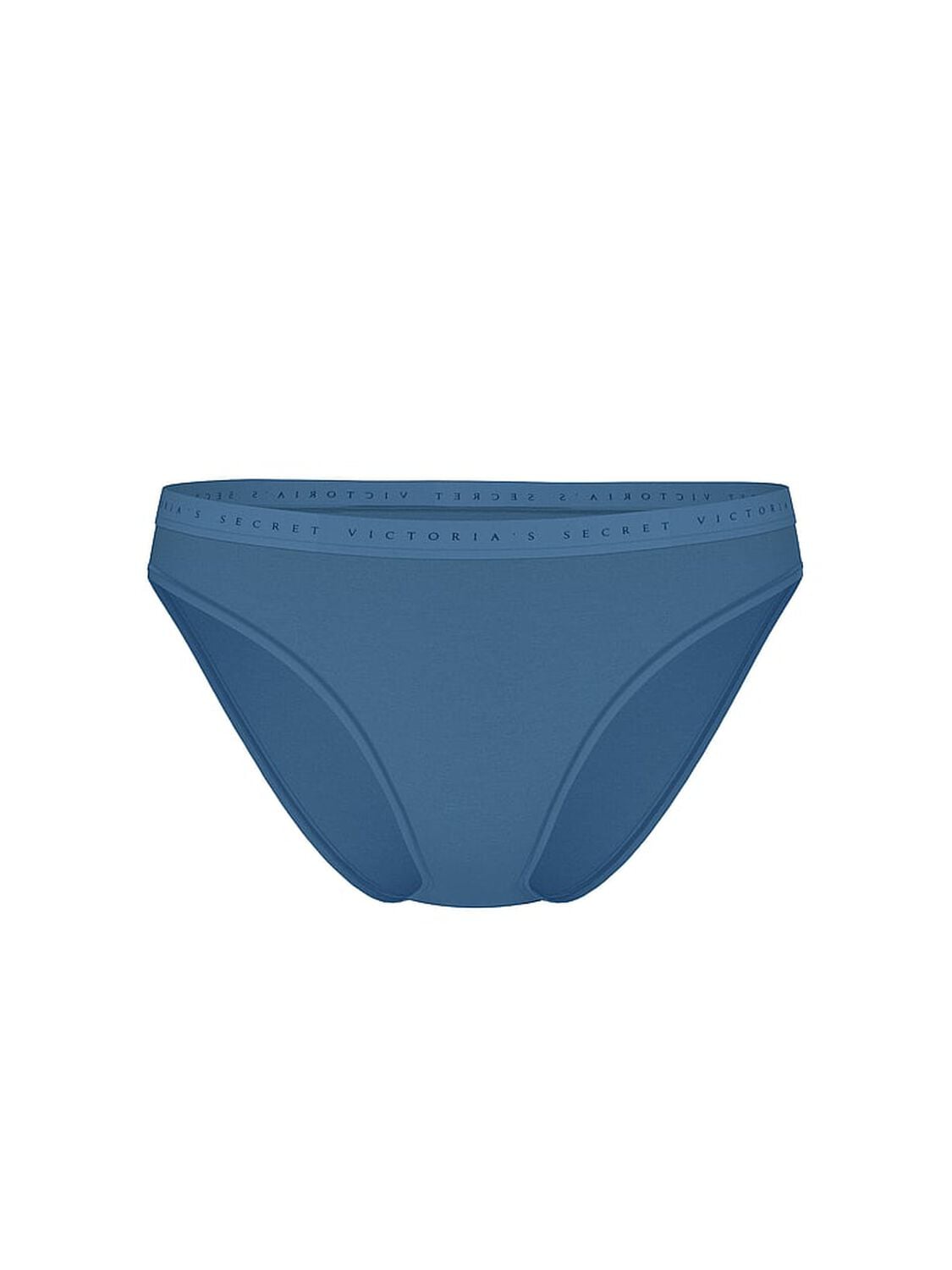 vs Victoria's Secret Stretch Cotton Bikini Panty. Moonlight Blue 1 of 5 