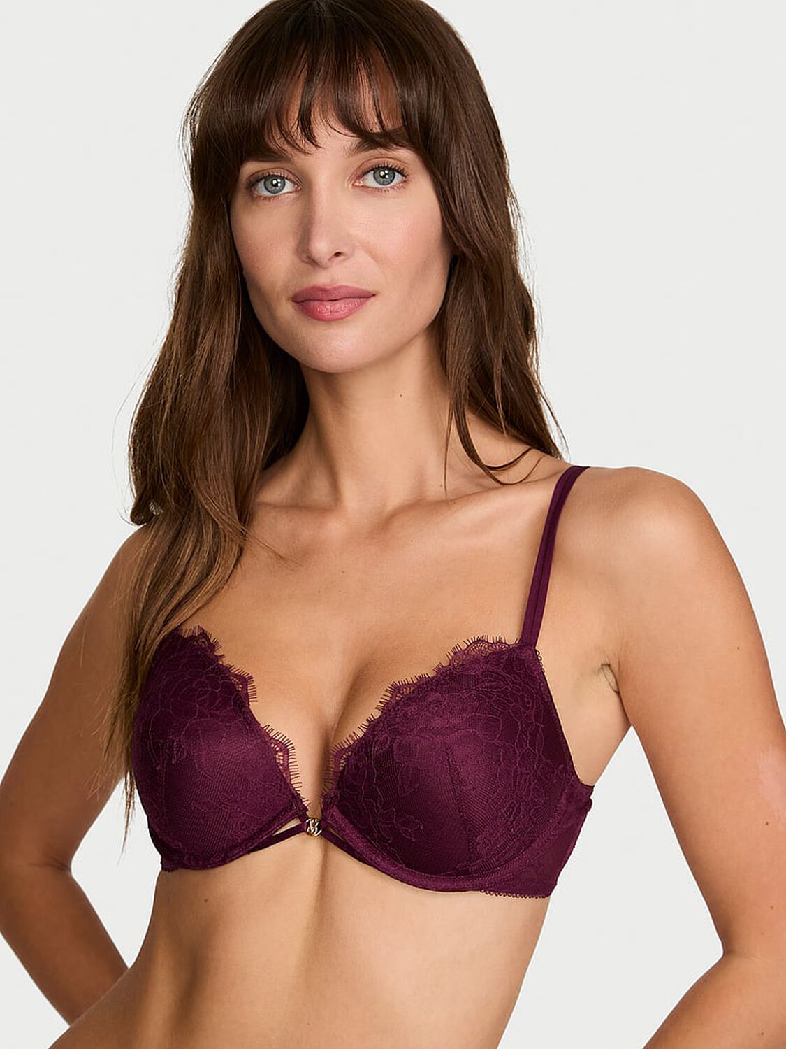 vs Very Sexy Rose Lace Push-Up Bra 1 of 3 