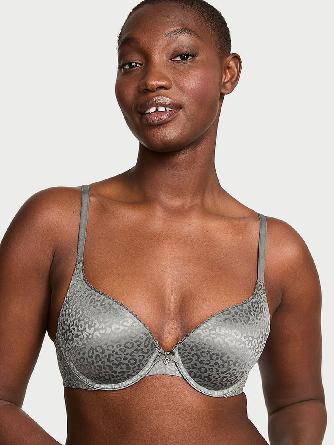 vs Body By Victoria Perfect Shape Push-Up Bra Expedition Green 1 of 4 